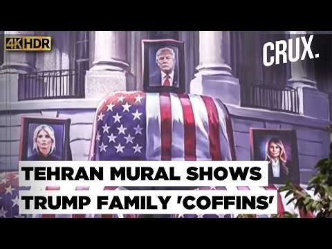 Tehran Mural Shows Trump, Melania, Ivanka 'Coffins' as Iran Lawmakers Demand  Khamenei Revenge | 4k