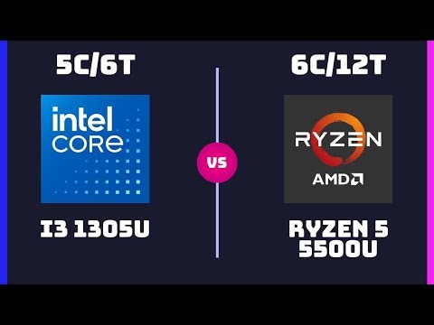 Intel Core i3 1305U vs AMD Ryzen 5 5500U – CPU Comparison