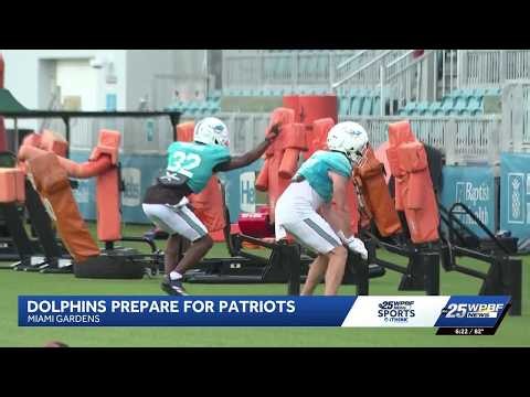 Miami Dolphins prepare to face New England Patriots after first win of the season