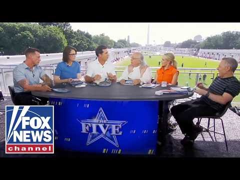 ‘The Five’ meets Benjamin Franklin on the National Mall…