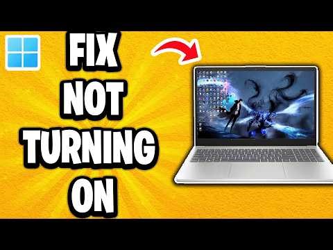 How To Fix Laptop Not Turning On In Windows 11