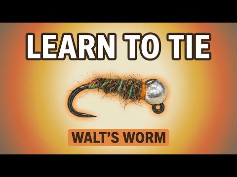Sexy Walt’s Worm Fly Tying Tutorial | Simple Euro Nymph for Big Trout (Quick Tie)