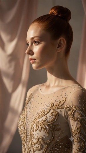 A Moment of Golden Leotard Inspiration for Aesthetics & Gymnastics Lovers
