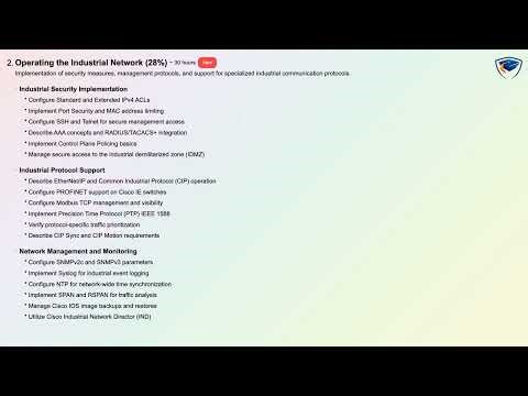 Unlock Cisco CCNA Industrial Networking Success: 200-601 SCIND Exam Syllabus Breakdown & Study Guide