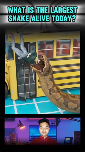 What is the largest snake alive today? #Titanoboa #GiantSnake #PrehistoricAnimals #Anaconda