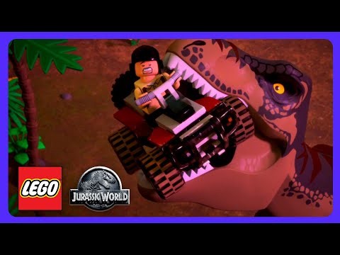 Supercharged Dino Chaos! ⚡ - LEGO Jurassic World | Kids Cartoons | WildBrain Hero Tower