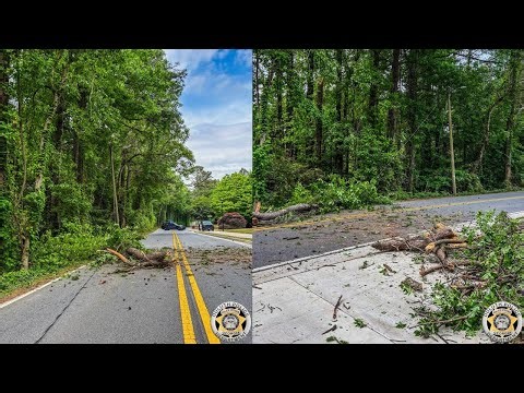 Duluth road closed after tree falls on power lines