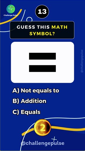 15 Math Symbol Quiz Challenge