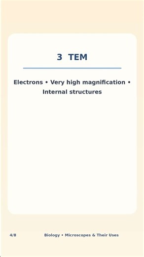 #6Types#Microscopes#Uses#Biology#Quick#Revision #Biology#BiologyRevision#Science#StudyShorts#Shorts