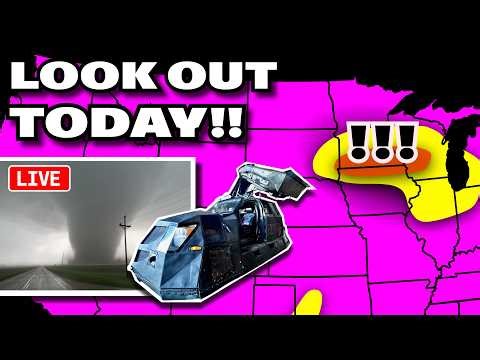 Big Tornado Risk Today - Chasers on the Ground