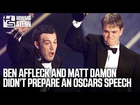 Ben Affleck and Matt Damon Didn’t Prepare a Speech for their 1998 Oscar Win