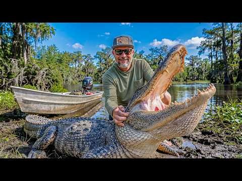Hunting Gators & Cooking Cajun in Louisiana