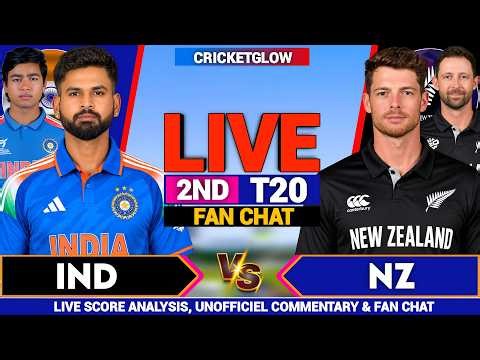🔴India vs New Zealand 2nd T20I Commentary | IND vs NZ Live Scoreboard & Ball by Ball Updates