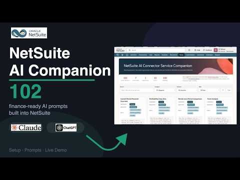 NetSuite AI Connector Services Companion SuiteApp: 100+ Finance Prompts for Claude & ChatGPT