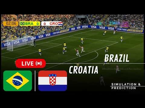 Brazil 3 vs 1 Croatia Match Highlifhts | Video game Smulation