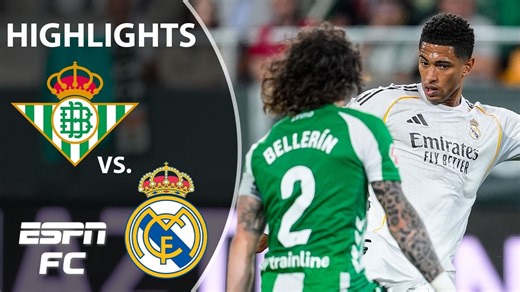 LATE-MATCH DRAMA 😱 Real Betis vs. Real Madrid | LALIGA Highlights | ESPN FC