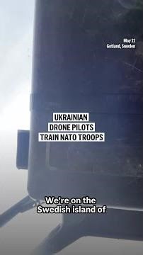 Ukrainian drone pilots train NATO troops