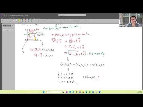 12.5 Equations of Lines and Planes