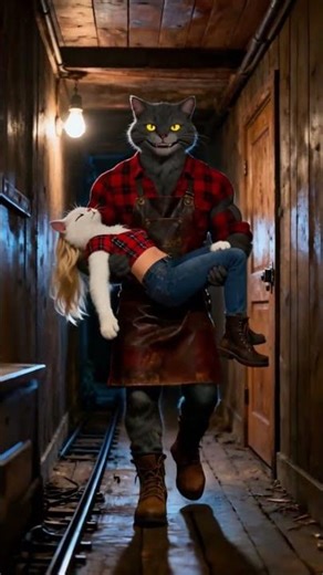 Moonlight Cat Abduction… Until the Sheriff Arrived 🐾🌕