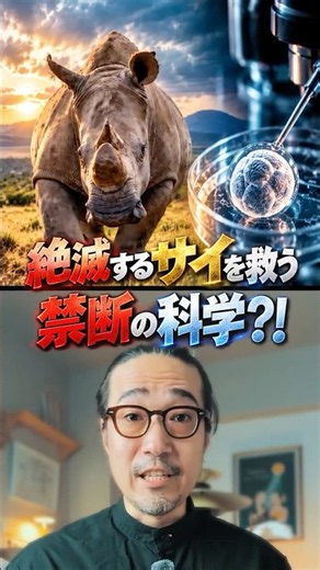 世界に残り2頭。絶滅したサイを救う「禁断の科学」とは？