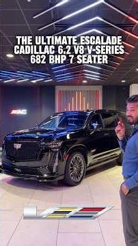 The Ultimate Cadillac Escalade 6.2 V8 V-Series 682 BHP 7 Seater 💨🔥