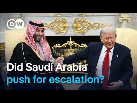 Report: Saudi Arabia urges US to press on with the Iran war | DW News