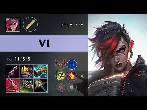 Vi Mid vs Yone - EUW Grandmaster Patch 26.13