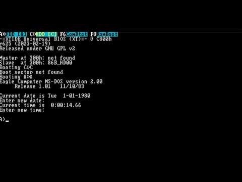 install dos 2.0 8088 cga