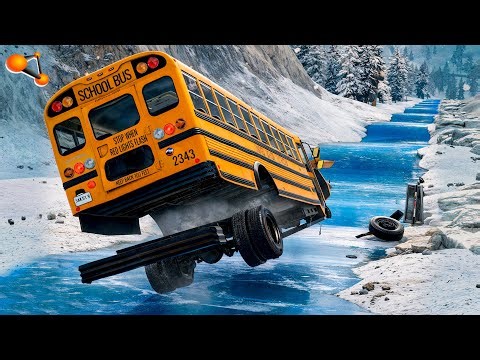 Best | Icy Wave Road #2 - BeamNG drive