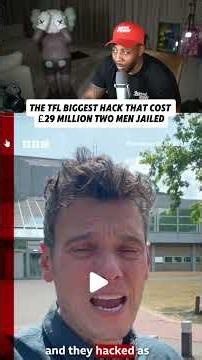 The TFL Biggest Hack That Cost £29 Million Two Men Jailed. Credits: BBC News.#uk #crime #tfl #hack