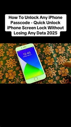 How To Unlock Any iPhone Passcode - Quick Unlock iPhone Screen Lock Without Losing Any Data 2025 #unlockiphone #iphoneunlock #iphonelockscreen #passcode #tech