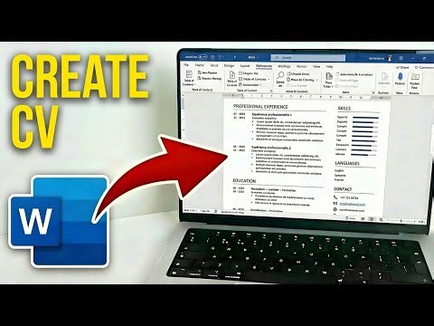 How to CREATE a CV in Word | Make a Professional Resume in Microsoft Word