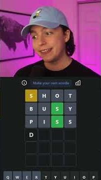 I MADE HIM CURSE! Solving Each Other's Custom Wordles with ‪@Tyresenope‬