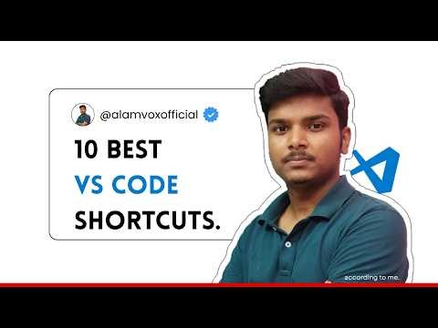 10 VS Code Shortcuts Every Programmer Should Know | Boost Coding Speed | Alam Vox | Md Sarfaraz Alam
