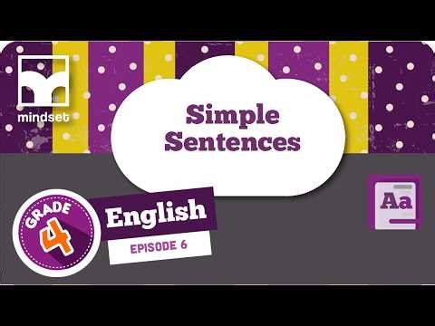 Language Structures & Conventions: Simple Sentences