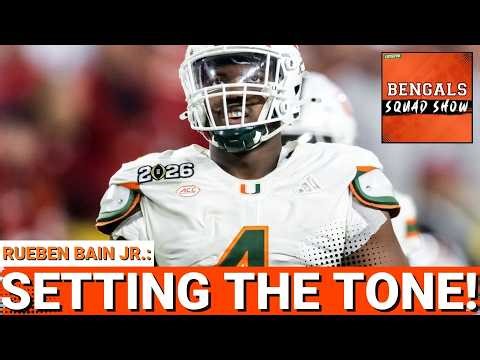 BENGALS SQUAD SHOW: Rueben Bain and SETTING THE TONE on DEFENSE; STATE of the D-LINE Room