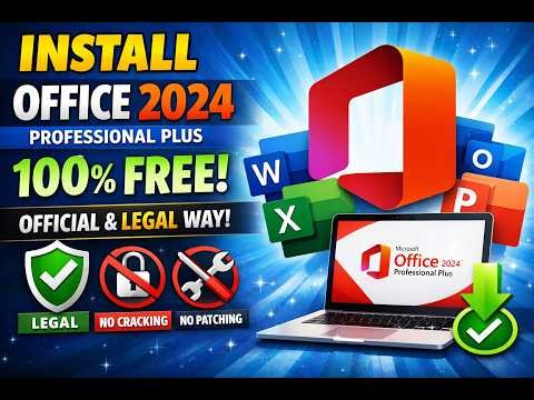 Microsoft Office 2024 Free Download (No Crack, 100% Legal ✅)