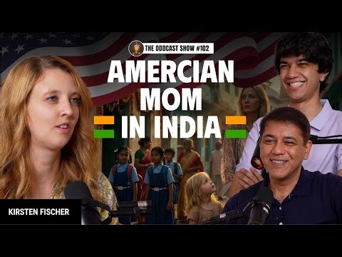 Why I Left the USA for India: The TRUTH About the "American Dream" | Kristan Fischer #theoddcastshow