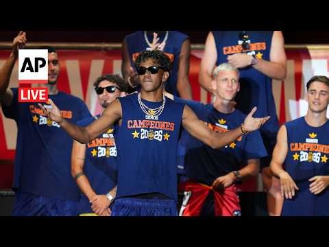 LIVE: Spain parade in Madrid after 2026 FIFA World Cup win