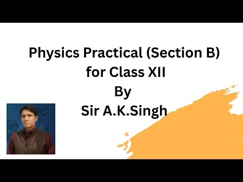 Class 12 Physics Practical (Section B) | Refraction through glass slab.