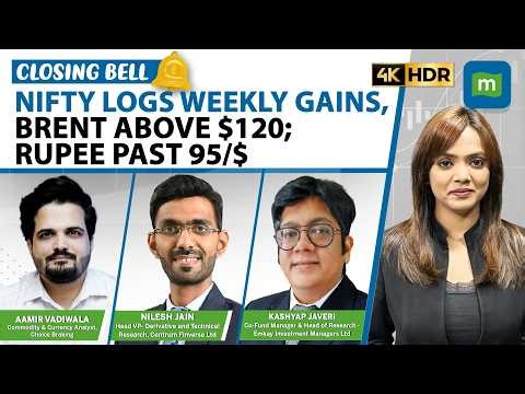 Live: Rupee hits new low amid Brent above $120; market breadth weakens | Closing Bell