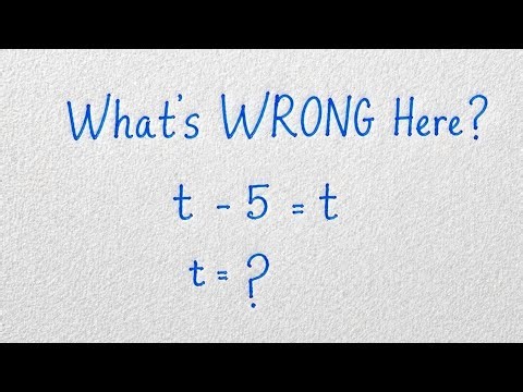 Can you solve this challenging Algebra Olympiad problem?| Olympiad math solution| t-5=t |