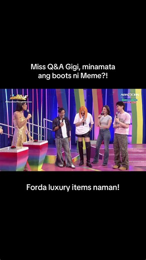 Gigi Esguerra Miss Q&A boots outfit — Meme's look on It's Showtime