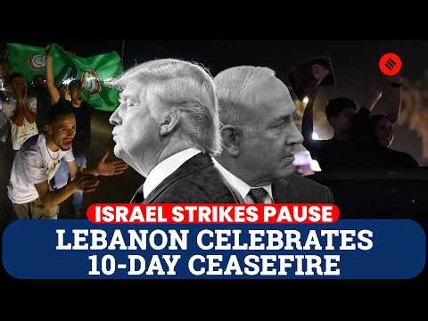 Israel Lebanon Ceasefire: Explosions & Fireworks As Lebanon Celebrates 10-Day Truce With Israel