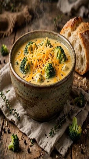 Broccoli Cheddar Soup 🥦