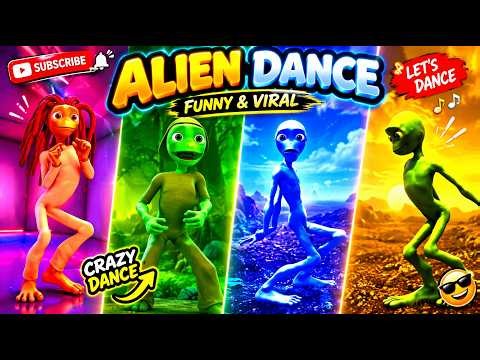 👽 Alien Dance Hit 🔥😂 | Funny Alien Dance Challenge 2026 💚💙