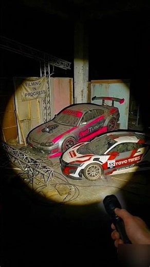 Abandoned Film Set Hiding Million-Dollar Supercars 😱🎬 #shorts