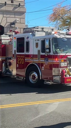 FDNY NEW SQUAD 270 Rescue Pumper returning to the Quarters #fdny