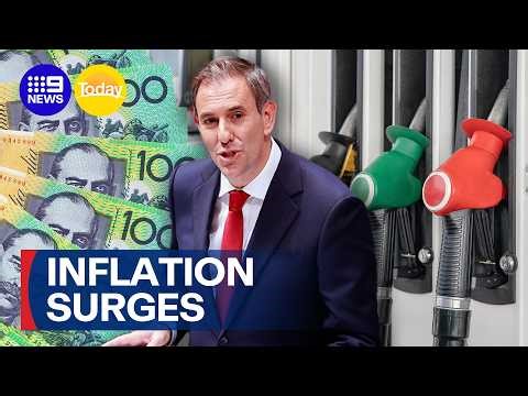 Record petrol prices have sent Australia’s inflation to a three-year high | 9 News Australia