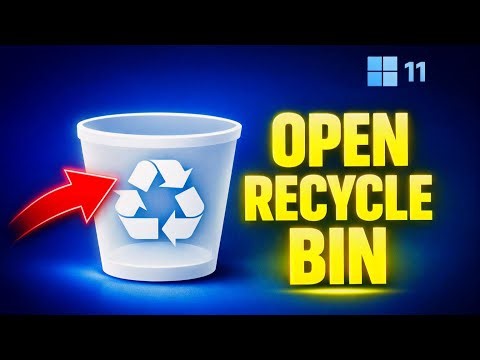 How To Open Recycle Bin In Windows 11 (Desktop Missing Fix)